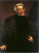 Henryk Rodakowski Adam Mickiewicz portrait oil painting on canvas